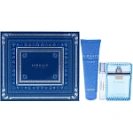 Versace Man Eau Fraiche набор: т.вода 100 мл + т.вода 10 мл (дорожный флакон) + гель д/душа 150 мл