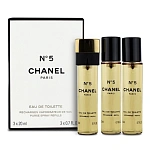 Chanel N°5 подарочный набор 3 x 20 мл (сменный флакон)