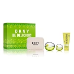 DKNY Be Delicious набор: парф. вода 100 мл + парф. вода 15 мл + лосьон д/тела 100 мл