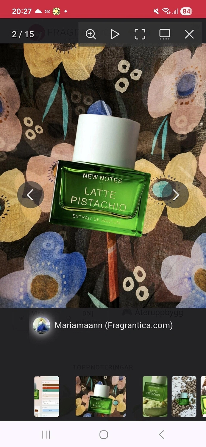 New Notes Latte Pistachio