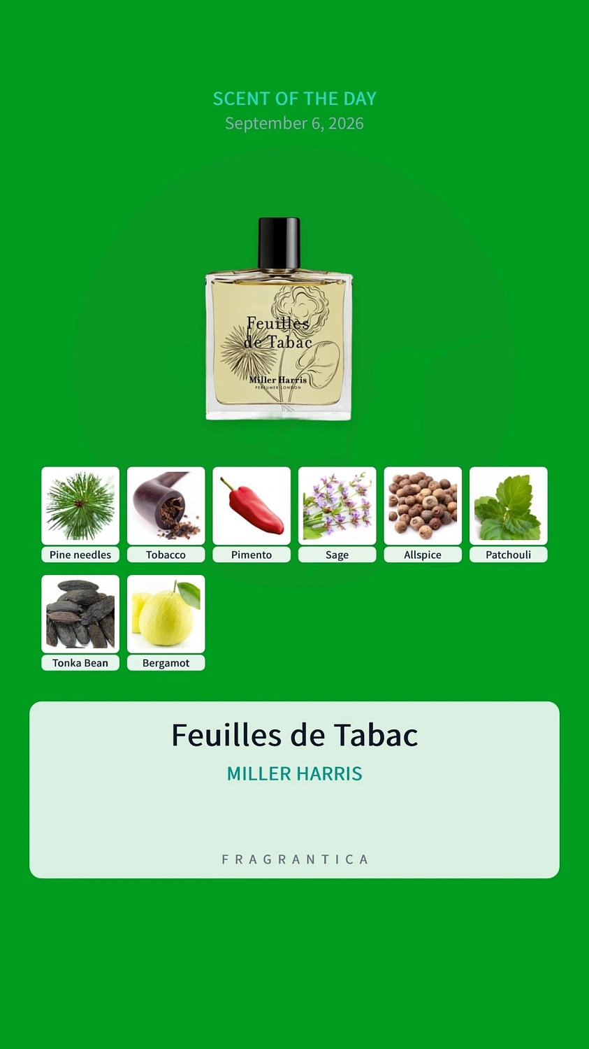 Miller Harris Feuilles de Tabac