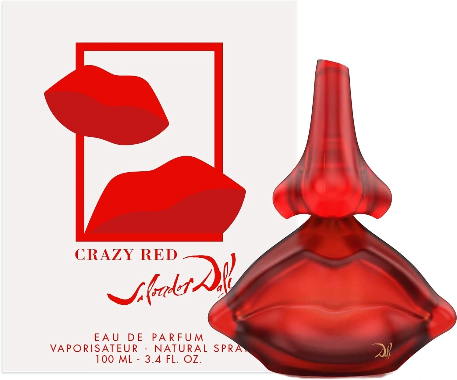 Salvador Dalí Crazy Red