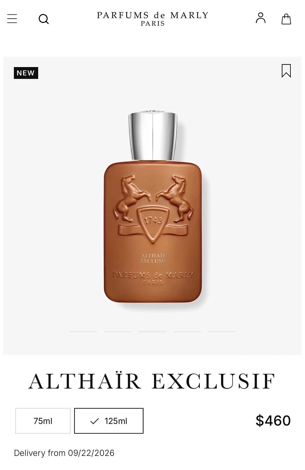 Parfums de Marly Althair Exclusif