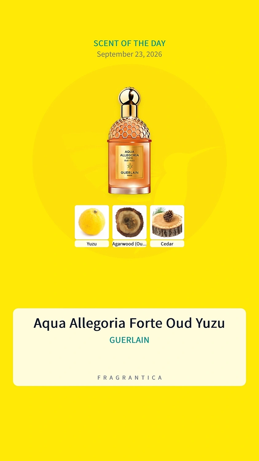 Guerlain Aqua Allegoria Forte Oud Yuzu